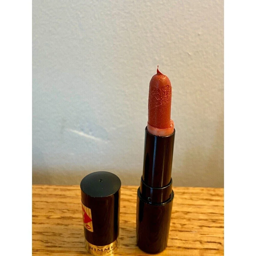 RIMMEL COOL SHINE Lipstick 052 COOL unsealed DISCONTINUED VINTAGE flaw nwob